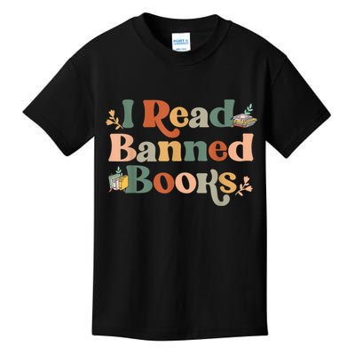 I Read Banned Books Week Librarian Freadom Reader Nerd Kids T-Shirt