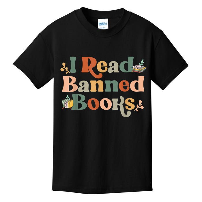 I Read Banned Books Week Librarian Freadom Reader Nerd Kids T-Shirt