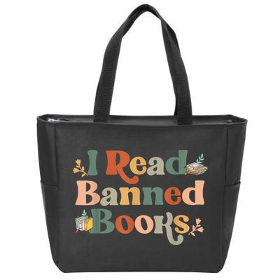 I Read Banned Books Week Librarian Freadom Reader Nerd Zip Tote Bag