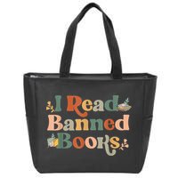 I Read Banned Books Week Librarian Freadom Reader Nerd Zip Tote Bag