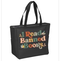 I Read Banned Books Week Librarian Freadom Reader Nerd Zip Tote Bag