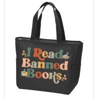 I Read Banned Books Week Librarian Freadom Reader Nerd Zip Tote Bag