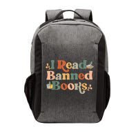I Read Banned Books Week Librarian Freadom Reader Nerd Vector Backpack