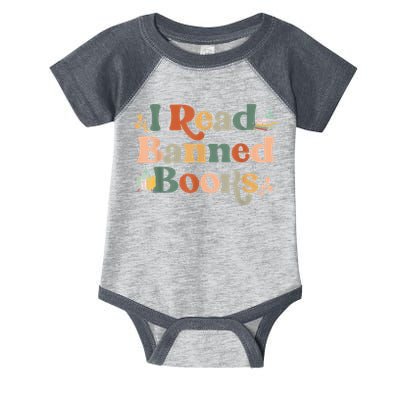I Read Banned Books Week Librarian Freadom Reader Nerd Infant Baby Jersey Bodysuit