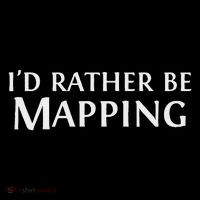 I'd Rather Be Mapping Baby Bodysuit