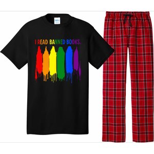 I Read Banned Books Week Rainbow LGBT Book Lover Teacher Pajama Set