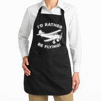 I'd Rather Be Flying Funny Pilot & Aviation Airplane Gift Apron