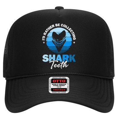 Id Rather Be Collecting Shark Teeth Fossil Tooth Hunter Trucker Hat