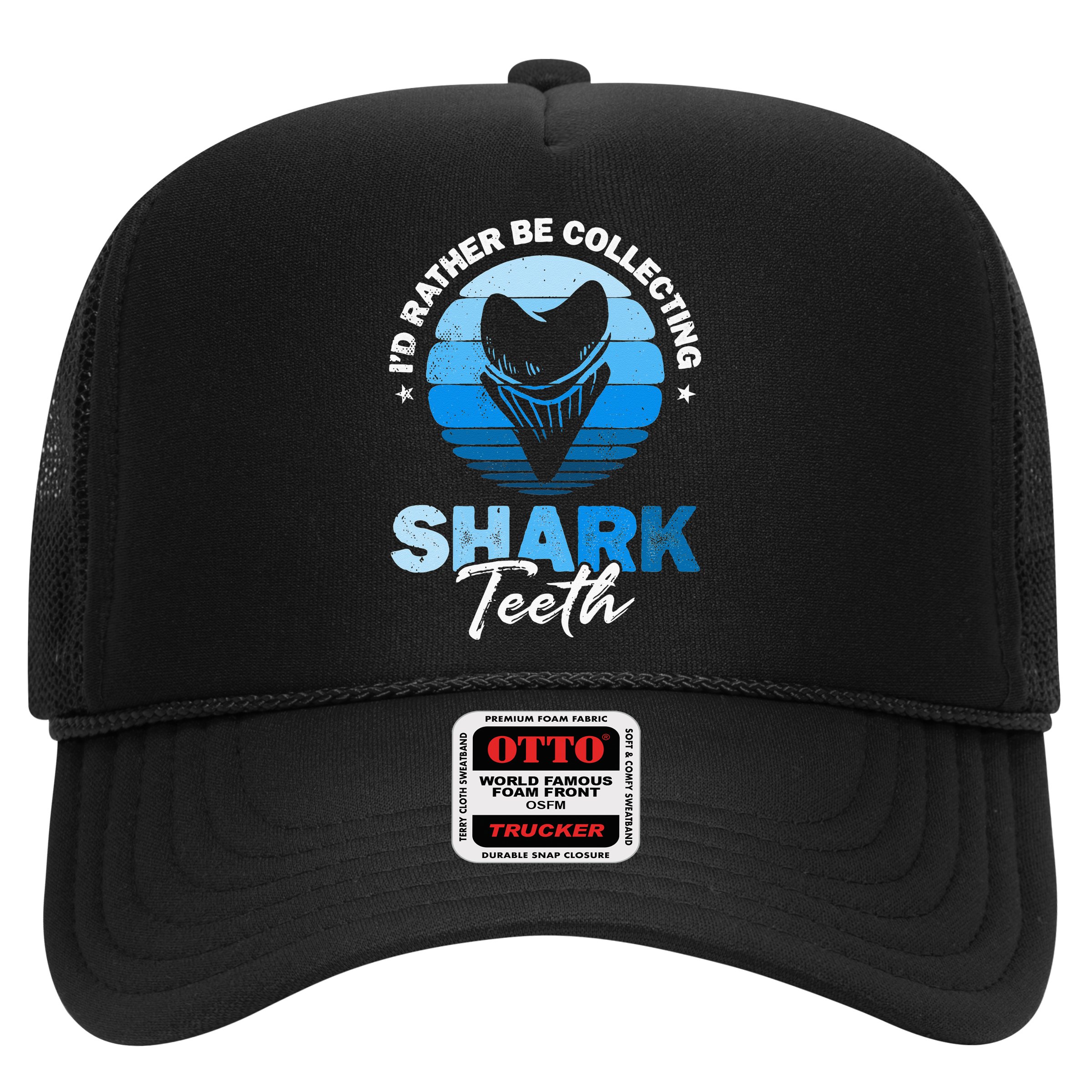 Id Rather Be Collecting Shark Teeth Fossil Tooth Hunter Hat