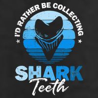 Id Rather Be Collecting Shark Teeth Fossil Tooth Hunter Hat