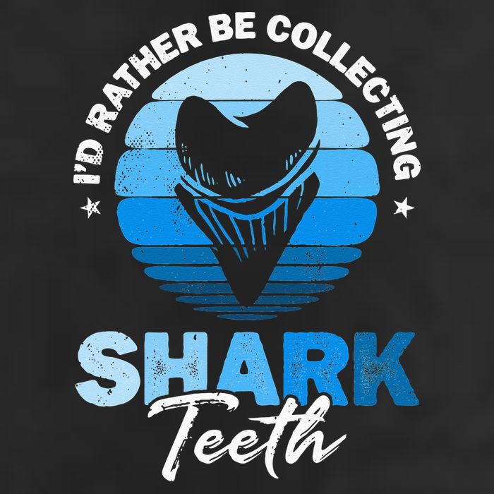 Id Rather Be Collecting Shark Teeth Fossil Tooth Hunter Hat
