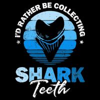 Id Rather Be Collecting Shark Teeth Fossil Tooth Hunter Wool Snapback Cap