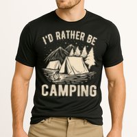 Id Rather Be Camping Funny Camping Lovers Cool Gifts Cooling Performance Crew T-Shirt
