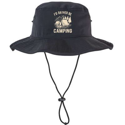 Id Rather Be Camping Funny Camping Lovers Cool Gifts Bucket Hat