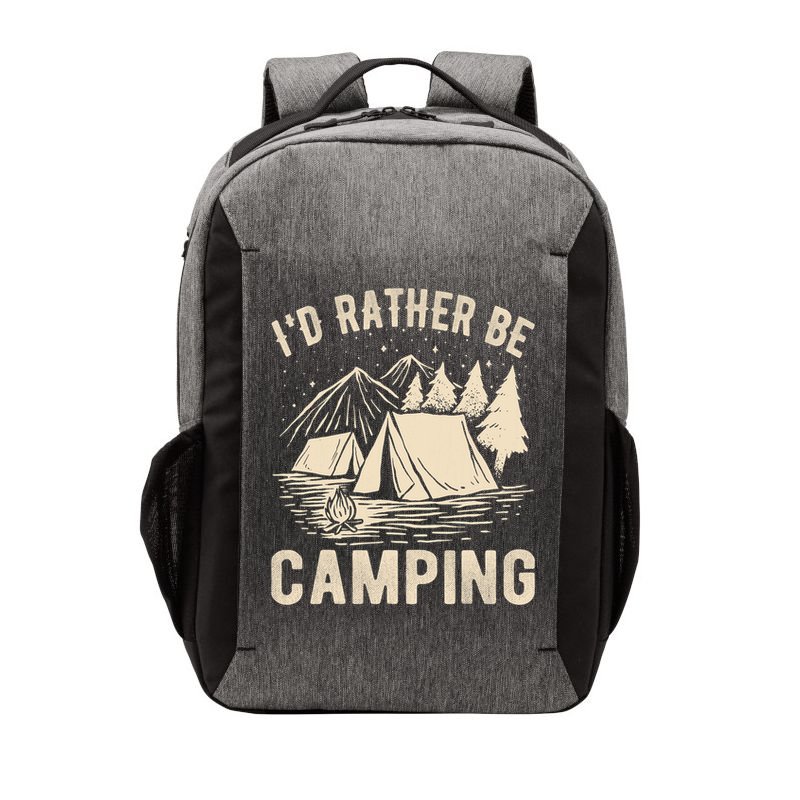 Id Rather Be Camping Funny Camping Lovers Cool Gifts Vector Backpack