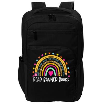 I Read Banned Books Rainbow Readers Reading Gift Impact Tech Backpack