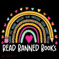 I Read Banned Books Rainbow Readers Reading Gift Flatbill Hat