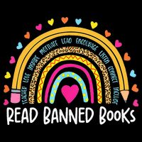 I Read Banned Books Rainbow Readers Reading Gift Visor