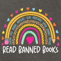 I Read Banned Books Rainbow Readers Reading Gift Cotton Canvas Backpack