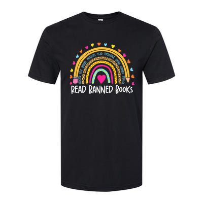 I Read Banned Books Rainbow Readers Reading Gift Softstyle CVC T-Shirt