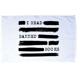 I Read Banned Books Banned Books Week Gift Librarian Teacher Microfiber Hand Towel