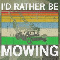 Id Rather Be Mowing Lawn Mowing Legacy Tie Dye Trucker Hat