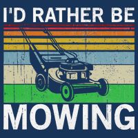 Id Rather Be Mowing Lawn Mowing Infant Baby Jersey Bodysuit