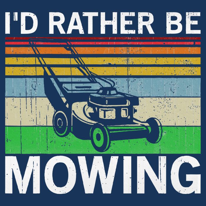 Id Rather Be Mowing Lawn Mowing Infant Baby Jersey Bodysuit
