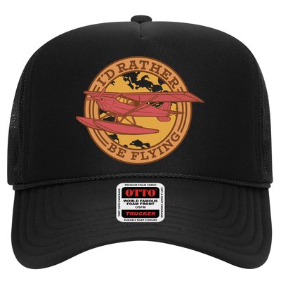 I'd Rather Be Flying Trucker Hat