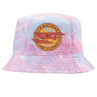 I'd Rather Be Flying Tie-Dyed Bucket Hat