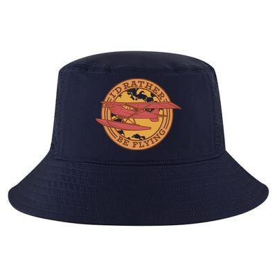 I'd Rather Be Flying Cool Comfort Performance Bucket Hat