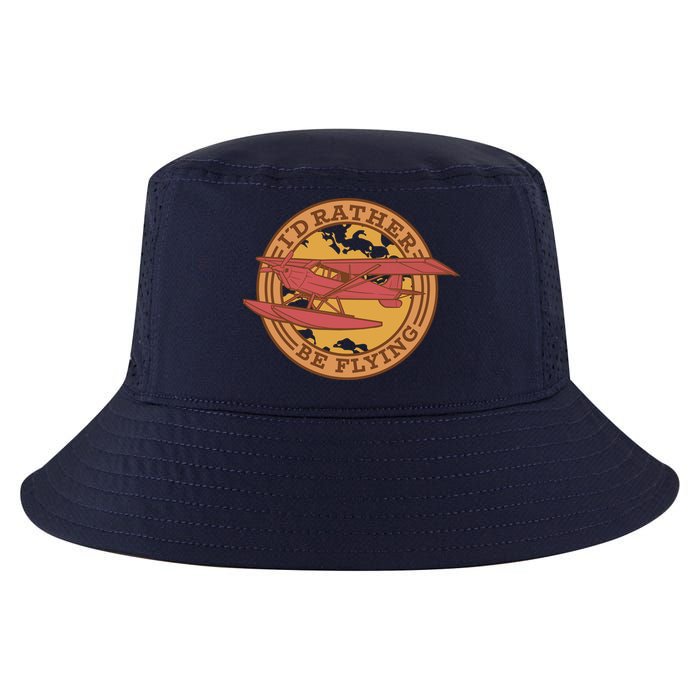 I'd Rather Be Flying Cool Comfort Performance Bucket Hat