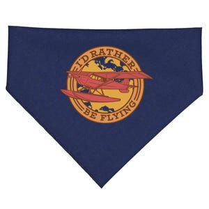 I'd Rather Be Flying USA-Made Doggie Bandana