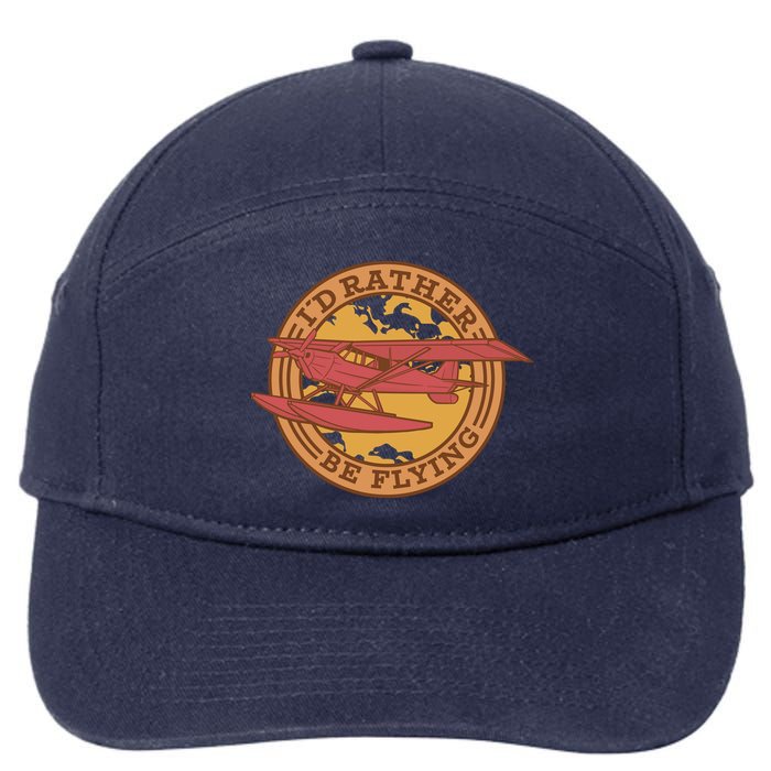 I'd Rather Be Flying 7-Panel Snapback Hat