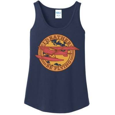 I'd Rather Be Flying Ladies Essential Tank