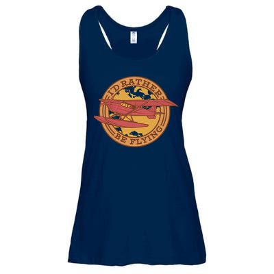 I'd Rather Be Flying Ladies Essential Flowy Tank