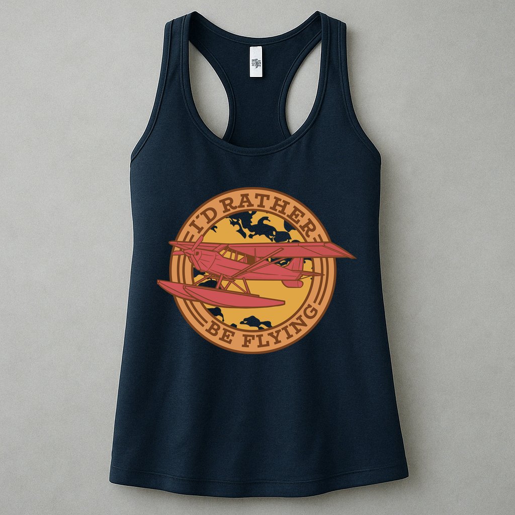 I'd Rather Be Flying Womens Tank Top