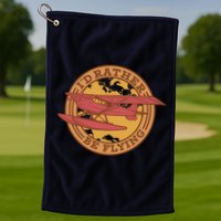 I'd Rather Be Flying Golf Towel