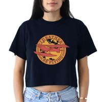 I'd Rather Be Flying Crop Top