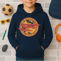 I'd Rather Be Flying Kids Hoodie