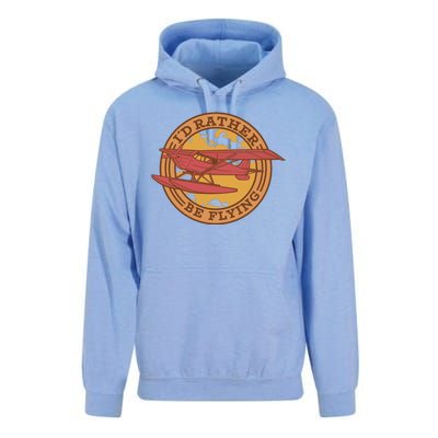 I'd Rather Be Flying Unisex Surf Hoodie