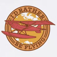 I'd Rather Be Flying Garment-Dyed Sweatshirt
