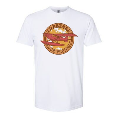 I'd Rather Be Flying Softstyle® CVC T-Shirt