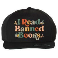 I Read Banned Books Week Librarian Freadom Reader Nerd Wool Snapback Cap