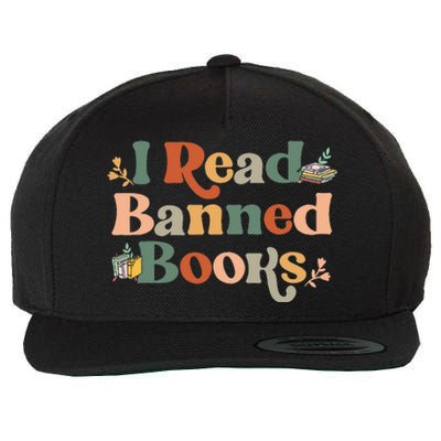 I Read Banned Books Week Librarian Freadom Reader Nerd Wool Snapback Cap