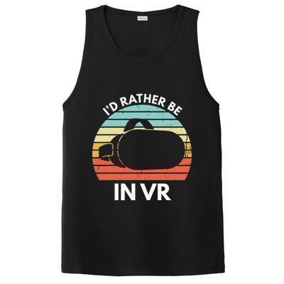 ID Rather Be In Vr Funny Virtual Reality Gamer PosiCharge Competitor Tank