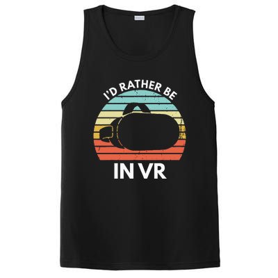 ID Rather Be In Vr Funny Virtual Reality Gamer PosiCharge Competitor Tank