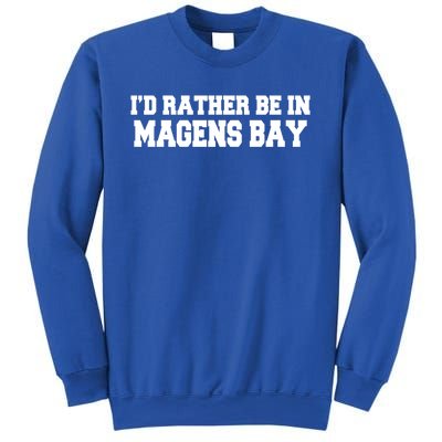 Id Rather Be In Magens Bay Saint Thomas Usvi Vacation Travel Gift Sweatshirt