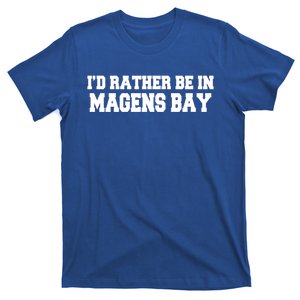 Id Rather Be In Magens Bay Saint Thomas Usvi Vacation Travel Gift T-Shirt