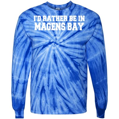 Id Rather Be In Magens Bay Saint Thomas Usvi Vacation Travel Gift Tie-Dye Long Sleeve Shirt